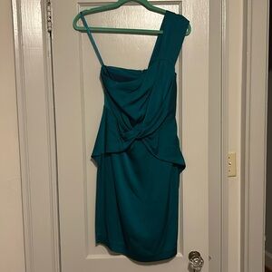 One shoulder banana republic dress